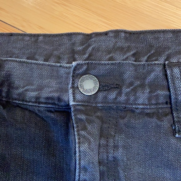 Free People black denim skirt - Picture 2 of 9